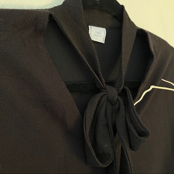 ZARA Cropped Top w/ Neck Tie - Picture 6 of 12